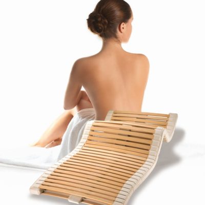picture of beautiful lady with wite towels on white sand